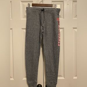 WASHINGTON STATE NATIONALS Gray Jogging Pants Track Pants Size Small